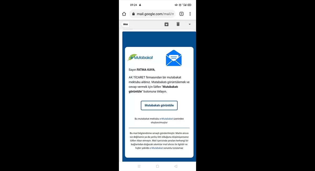 e-Mutabakat ekran görüntüsü 4