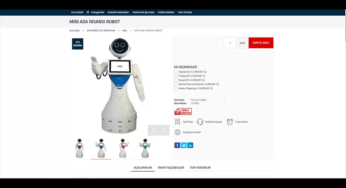 E-Ticaret ekran görüntüsü 4