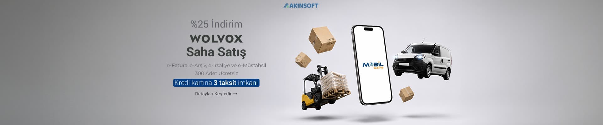 Wolvox Mobil Satış programında %25 indirim